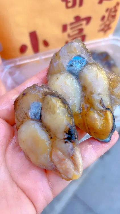 舟山大墨鱼蛋 新鲜微咸 全淡目鱼蛋 乌贼卵黄美味海鲜