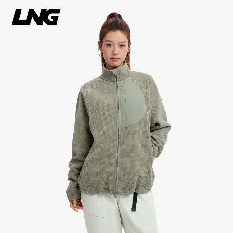 LNG25秋冬新品男女同款户外休闲保温抓绒夹克
