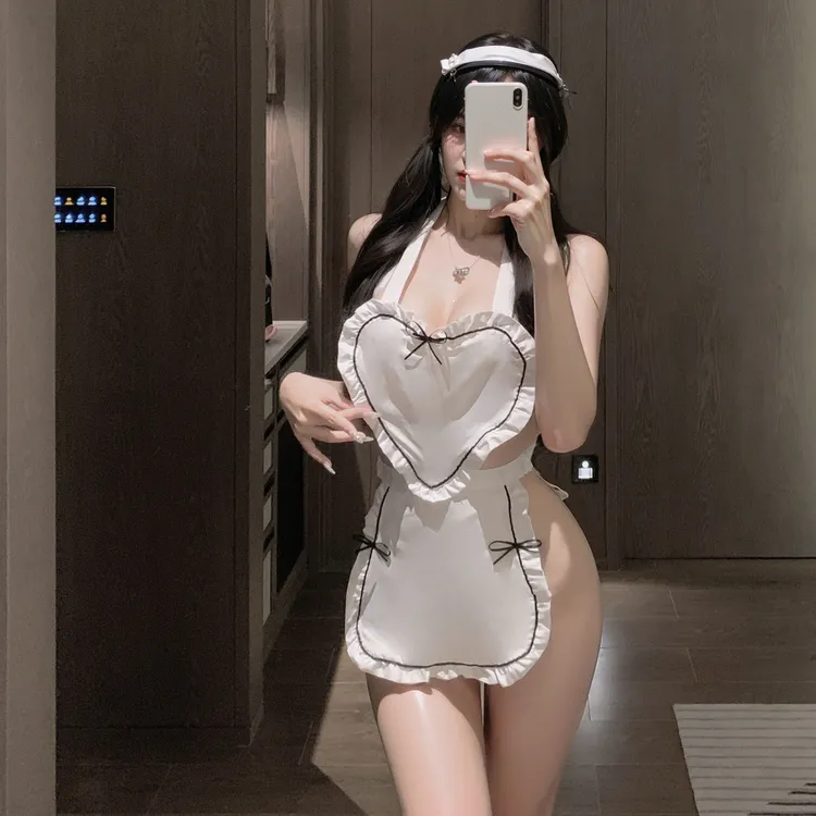 柠檬物语【爱心女仆】新款女仆纯欲制服睡衣套装吊带裙