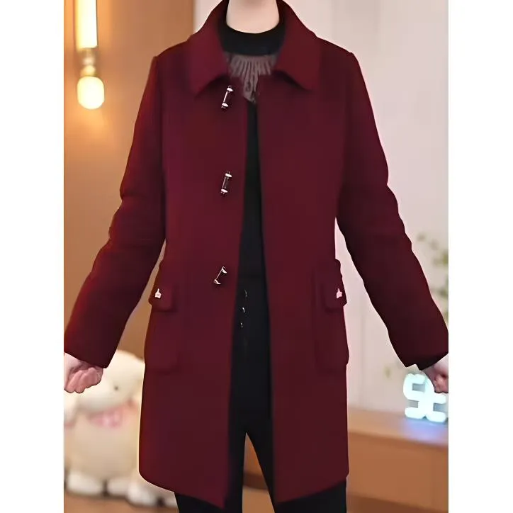 羊毛外套羽绒服2025冬季新款可拆卸内胆羽绒服毛呢大衣中长款外套