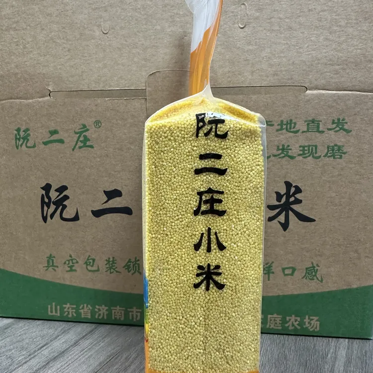 黄小米新米油香适合熬粥营养健康