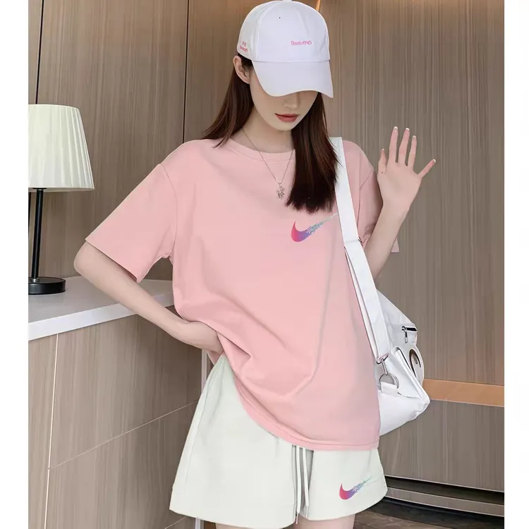 纯棉洋气衣服女2025爆款夏季多巴胺穿搭甜美可爱风格衣服夏天套装