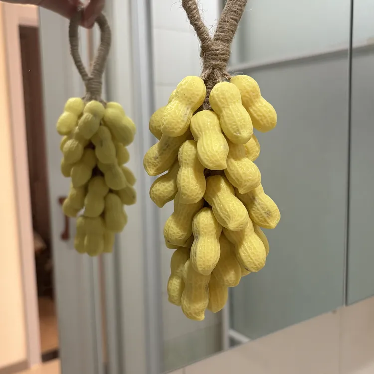 仿真花生手工皂室内家用香皂编织伴手礼车内香薰送女神的生日礼物