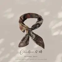 Collection今屿 复古时尚百搭双面双色丝巾 JY2503W0108