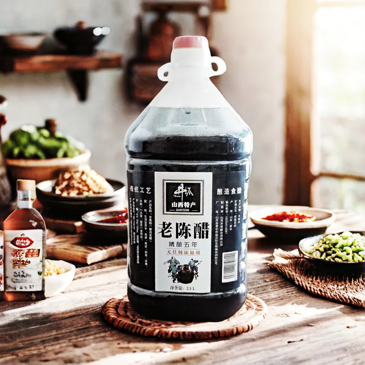 6度黑标老陈醋味道酸香山西特产粮食酿造桶装厨房烹饪凉拌菜