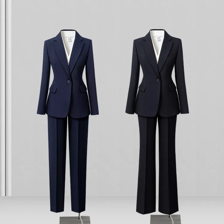 西装套装女2025新款春秋时尚气质高端职业西服外套阔腿裤通勤正装