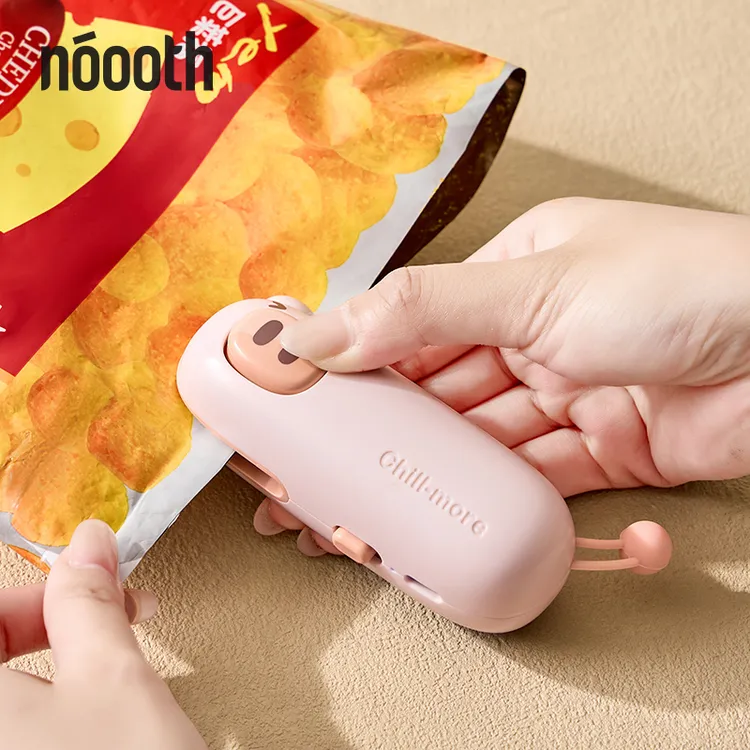 诺室小猪封口机迷你小型家用厨房零食保鲜密封神器便携