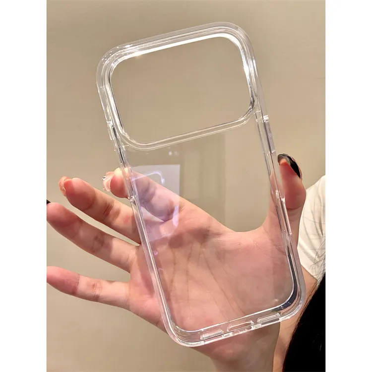 适用苹果iphone16promax简约透明15pro创意小众14防摔13ins手机壳