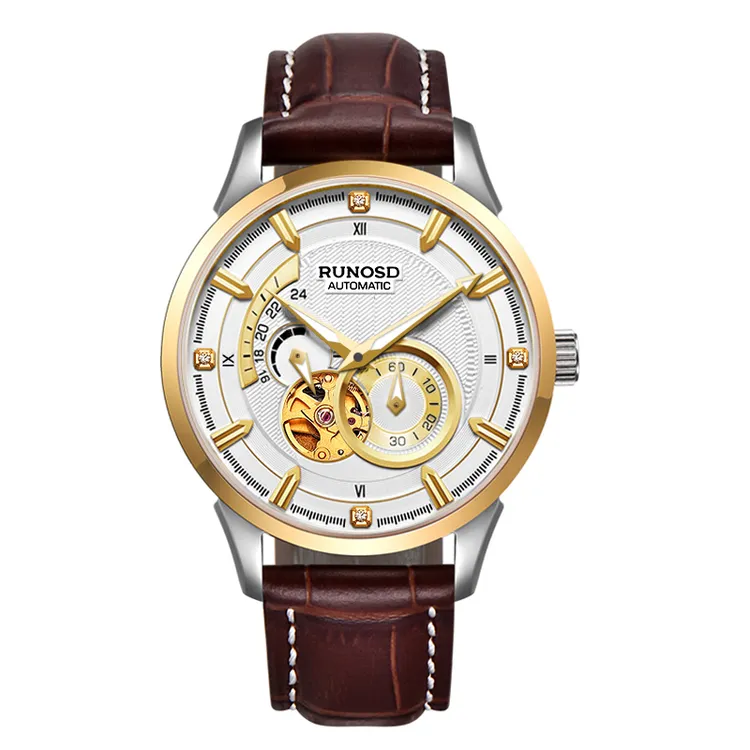 斯诺威登8369手表男全自动机械表镂空男士手表