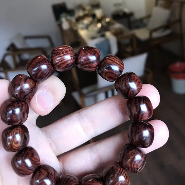 海南黄花梨老油梨虎皮纹13×14