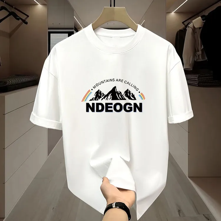 优选夏季新款潮流短袖T恤男女百搭港风卡通字母印花透气白色上衣