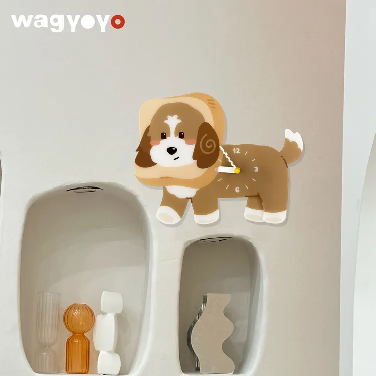 原创可卡布挂钟创意钟表可爱软装挂饰生日礼物静音卡通