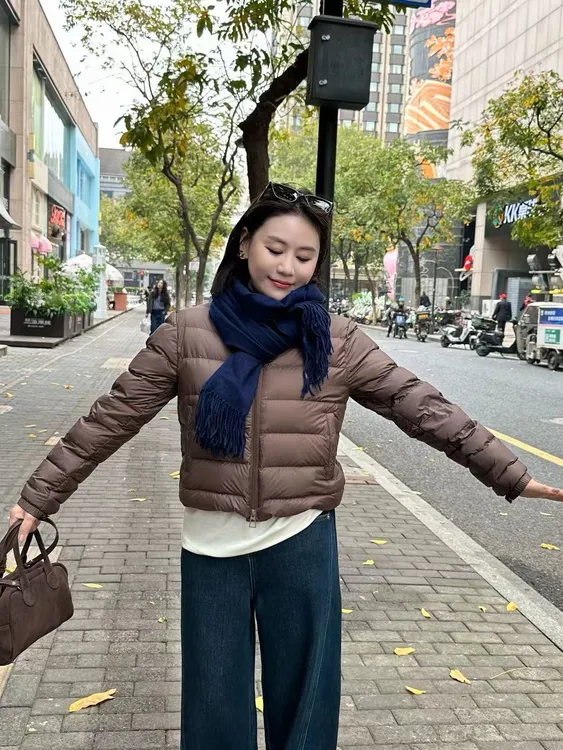 【汐汐女装二店】小个子定制轻薄修身保暖显瘦鹅绒服外套 XX2511025