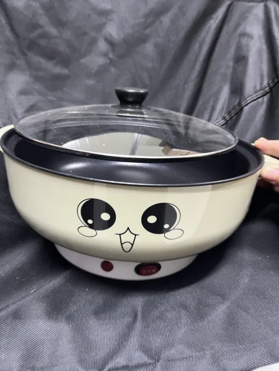 方便锅盖炒锅擦炒菜锅热买的电动大型煮两用煮面锅小电锅自动无能