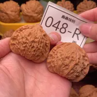 文玩核桃把件一抹红43