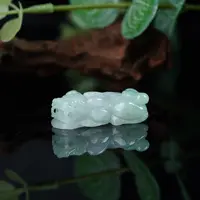 【小北好物】翡翠貔貅吊坠约28*13mm带绳【多样性发一件】2QH19X351