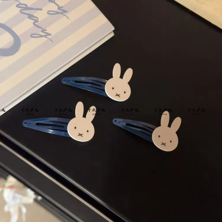 可爱兔兔米菲卡通边夹BB夹甜妹发卡少女心日系刘海夹侧边夹