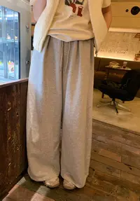 漫姐的店【浅灰卫裤】好穿显瘦休闲慵懒简约宽松舒适百搭休闲裤