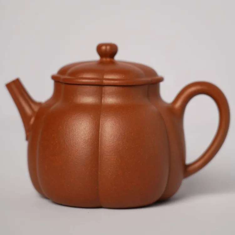 【筋纹言心】青段 古法退火烧 200cc全手工 宜兴原矿紫砂壶