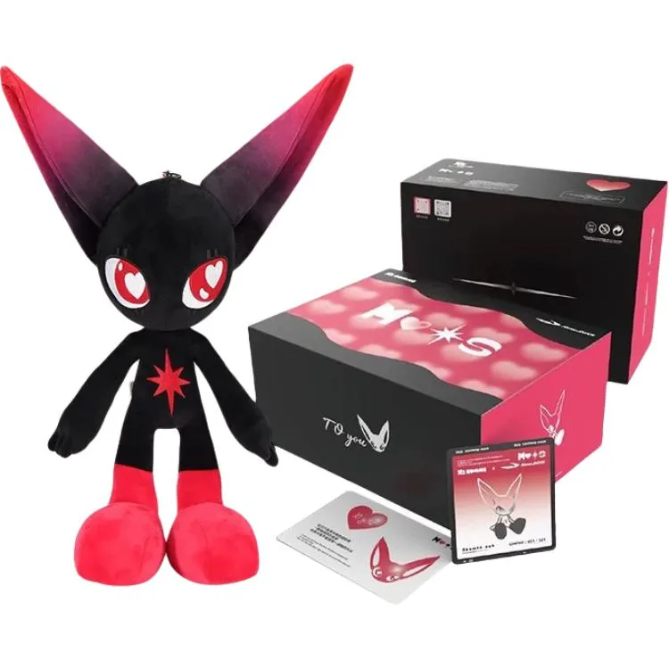 X2HOMMEx江南先生MOOS外星小猫黑红限定配色玩偶元旦礼物原创正版