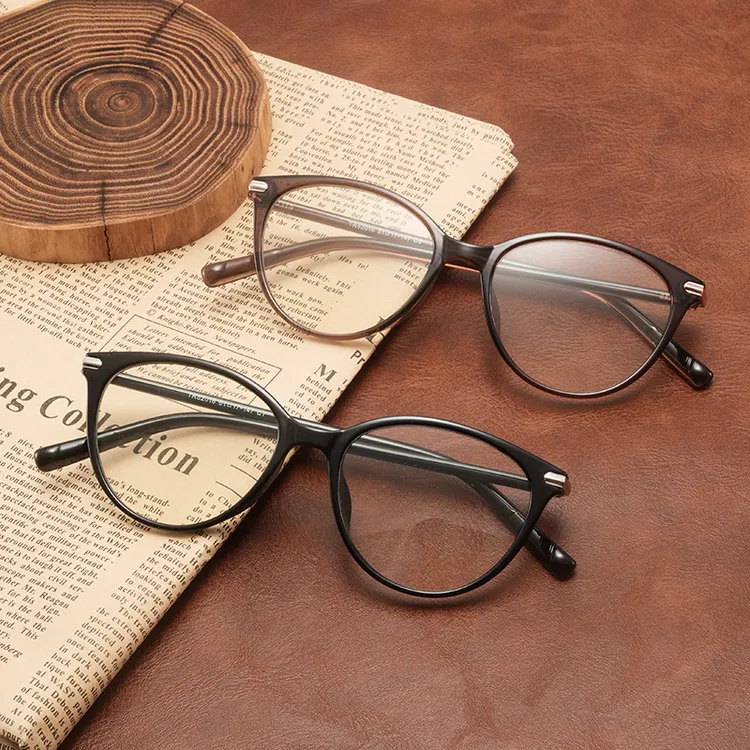 Tanalis「52016」网红猫眼框黑框方形近视露思眼镜防蓝光可爱女士