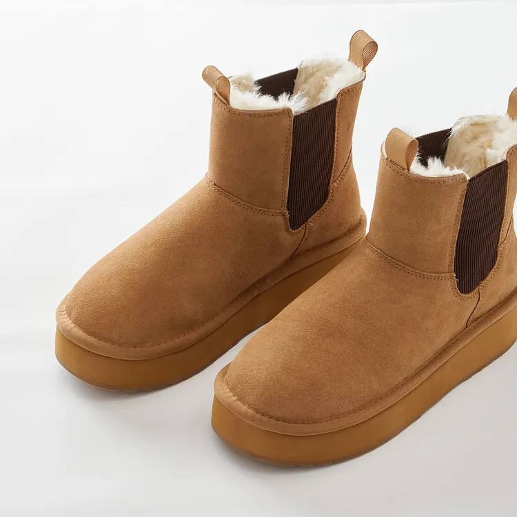 ZHENXI【高个子雪地靴】高个子穿搭冬季加厚保暖雪地靴25QDFZ0780