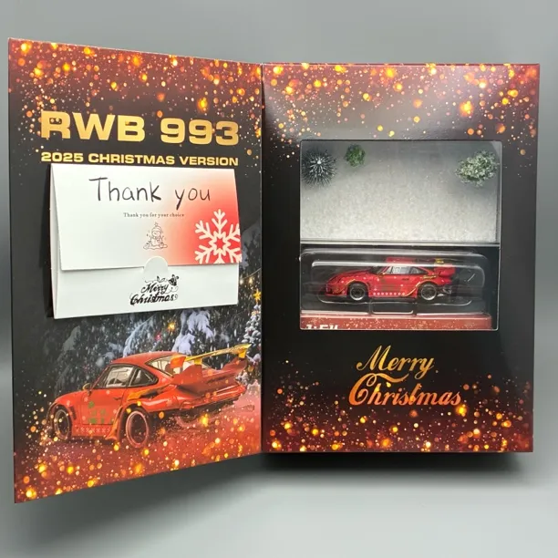 【现货】Model model 1/64 RWB993圣诞节限定版 MM 合金汽车模型