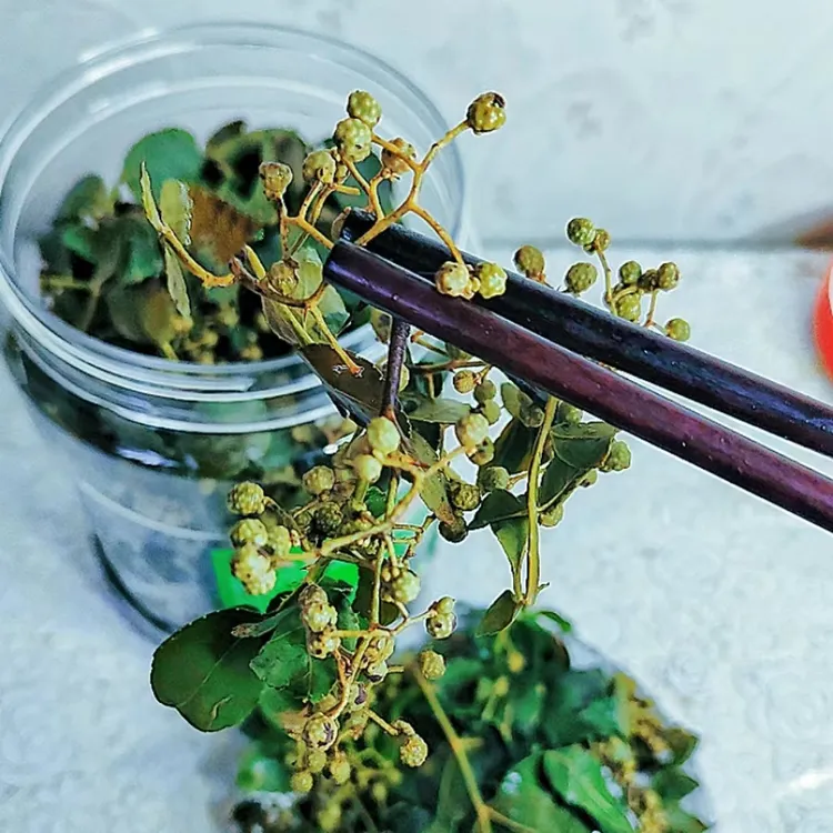 【主播优选】山东特产花椒咸菜当季鲜花椒下饭菜一斤装（两瓶）