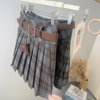 丨秋冬新款韩版多色设计感时尚百搭高腰气质半身裙 9919