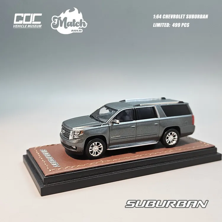 GOC & Auld Match 联名款1/64 雪佛兰 萨博班 2015款合金车模现货