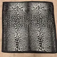 （美洲豹纹）新款方巾65*65左右围巾