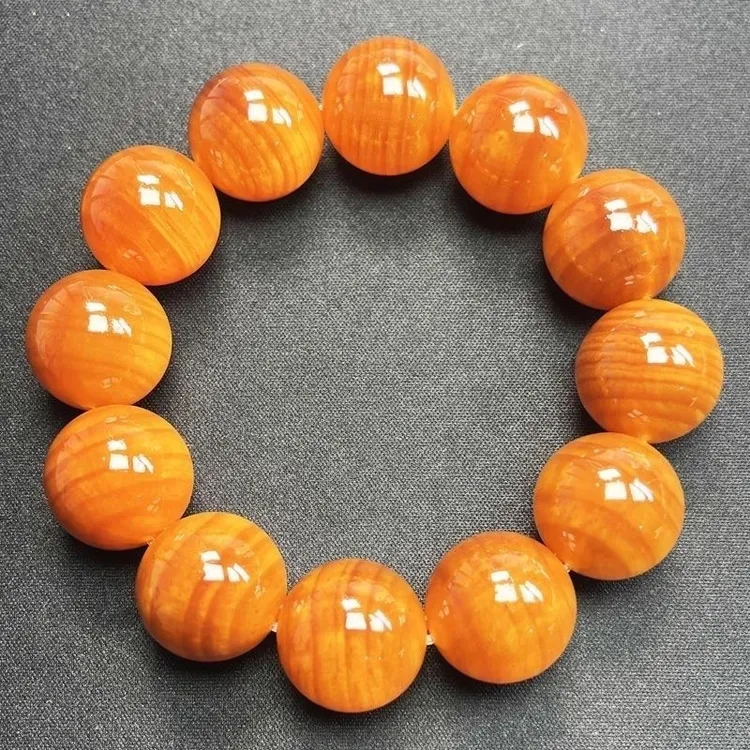 全透光手串包浆固化北沉香满油长白山松明子男女款