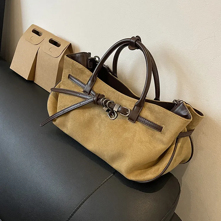 新款质感简约托特包休闲时尚单肩斜挎包2025冬季女士大容量包包