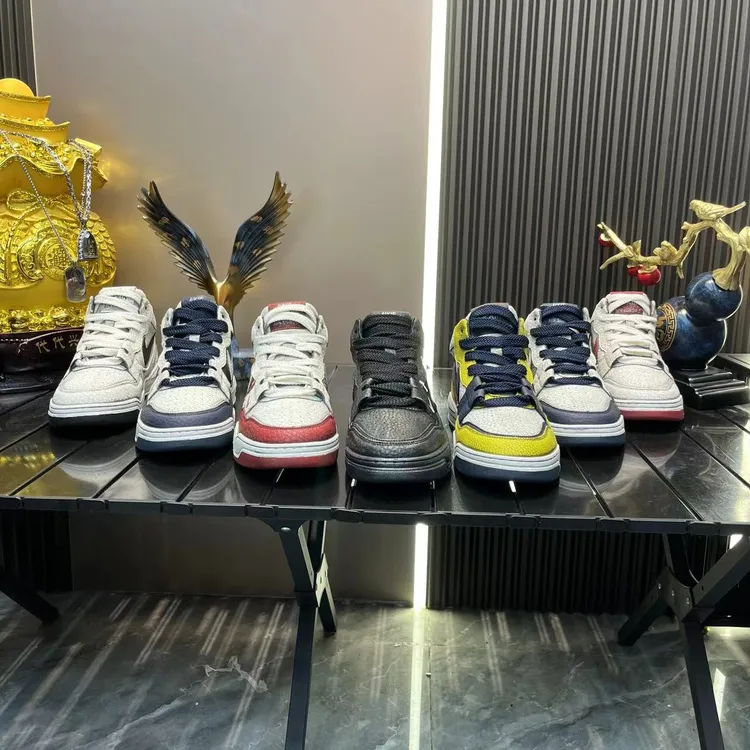 板鞋男士拼色高帮鞋2025冬季新款透气时尚休闲鞋低帮圆通运动鞋男商品图