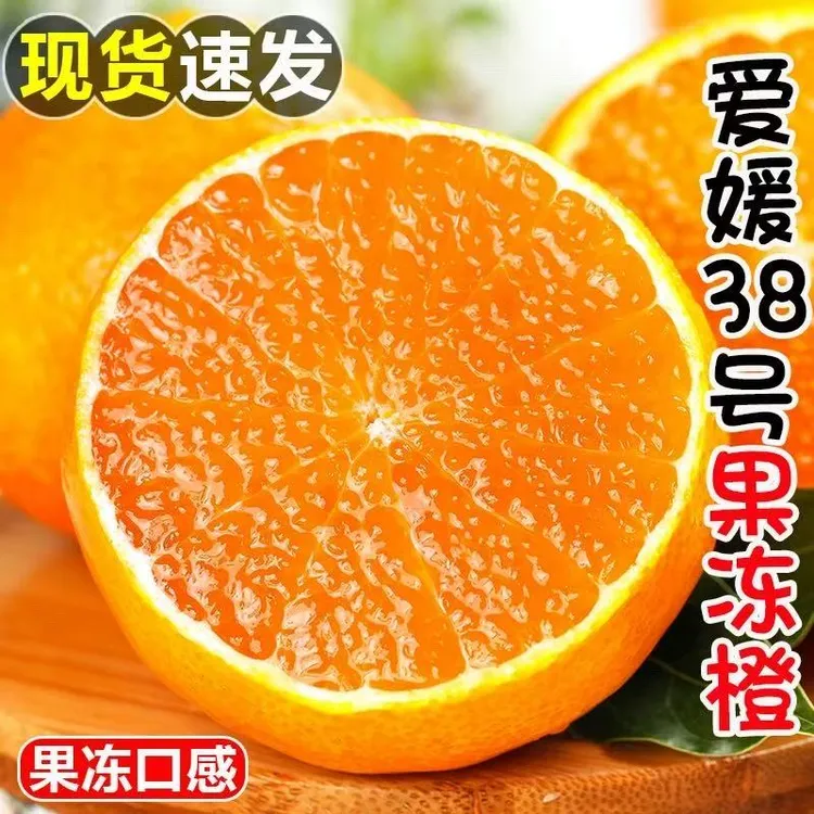 【爱媛38号果冻橙】云南桔橙新鲜爆汁橙子香甜多汁净重手剥柑橘商品图