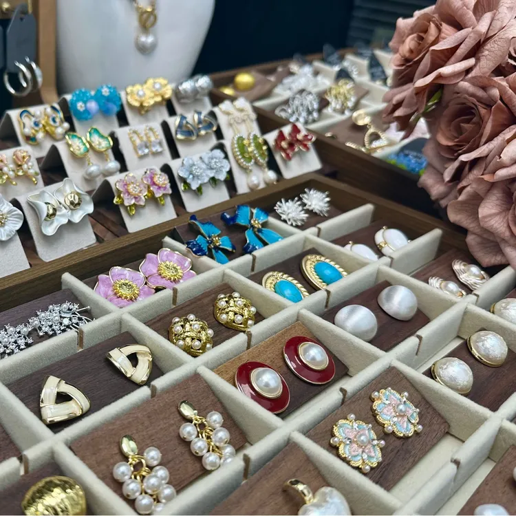 铜合金耳饰 【耳饰孤品】小众百搭时尚轻奢简约精致 | 对应编号下单