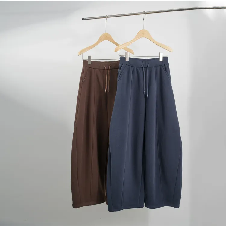 本依凡百搭阔腿宽松气球休闲裤本依凡冬季长款休闲裤 WSCKZ0002