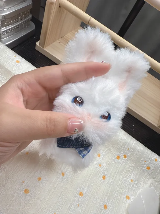 手工 diy 毛绒小兔子小猫咪 小狗狗 少女心 