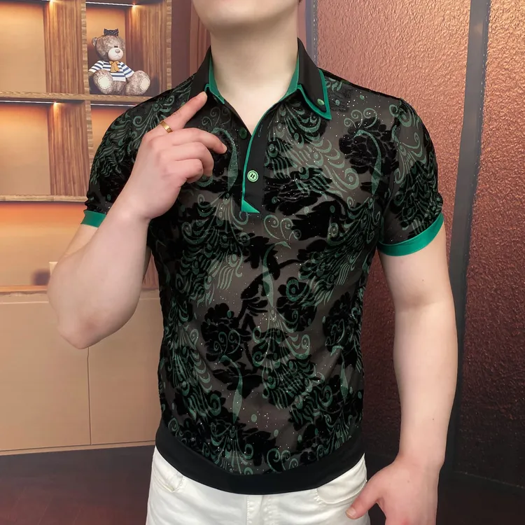 《清风伴侣》夏季Polo衫翻领男士商务修身帅气百搭网红潮流高品质