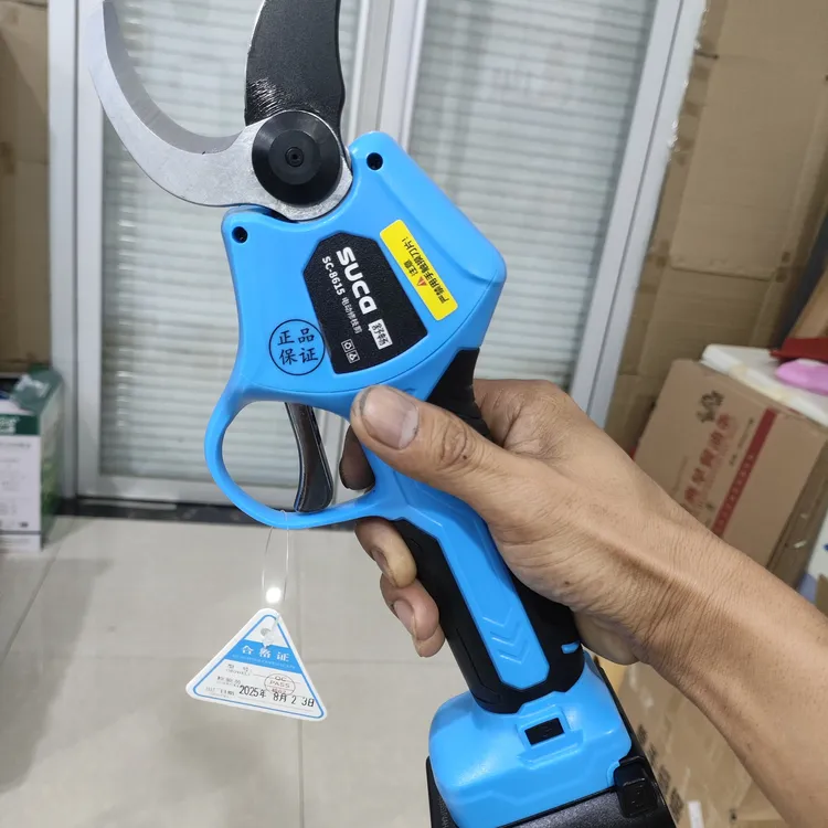 舒畅8615双联动4.5大开口电动修枝剪带数显带防夹手带缓动长续航