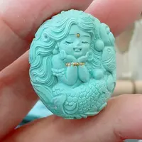 未镶嵌绿松石珠宝奇石