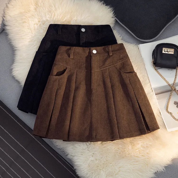 2025胖mm秋季设计感小众百褶裙半身裙女大码高腰学院风遮胯短裙子