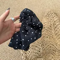 【波点·超韩发圈 是那种很韩的面料】