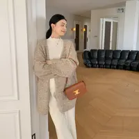 ZMA孕妇装【驼色毛衣】时尚洋气时髦秋季高级感开衫阔腿孕妇裤秋款