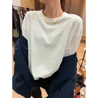 【娇娇私服定制】新款休闲简约百搭宽松短袖T恤92125#