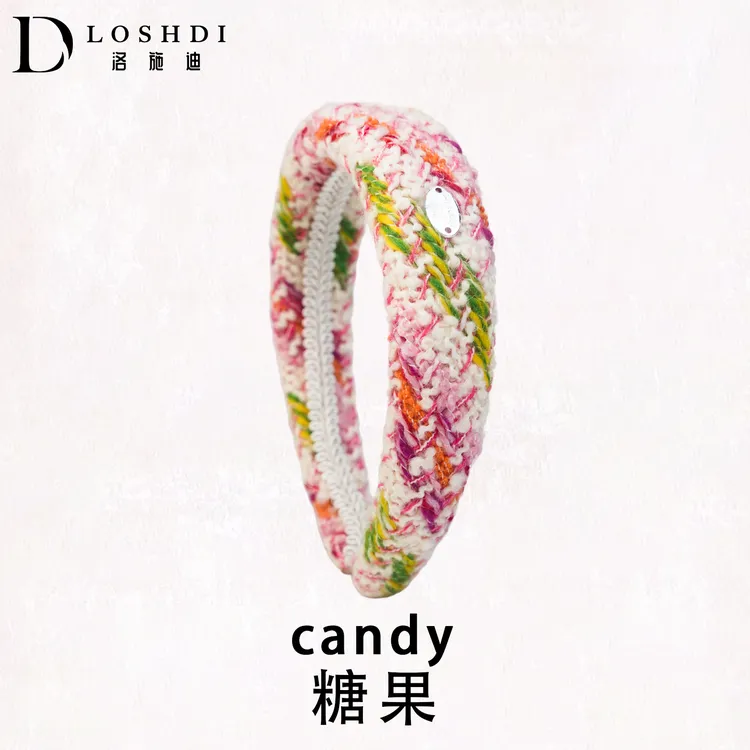 LOSHDI【糖果】多巴胺粉色少女风日韩简约复古发箍时尚复古网红发饰