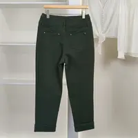 麦迪尚品【丽DS】5090418 春秋简约小众牛仔休闲裤品牌女装