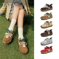 【他她】TATA/他她休闲可可豆阿甘鞋女新款GPD01CM5