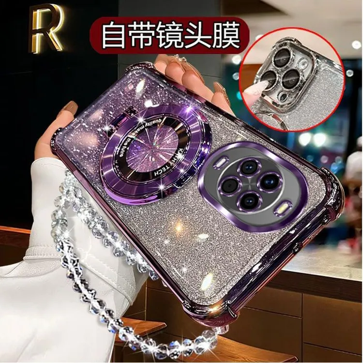 气囊防摔华为Nova14活力版手机壳TYRAL00高质量镜头全包闪粉CD支