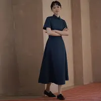 【女装优选】哈齿小姐通勤收腰大裙摆梨形衬衫连衣裙女20ZZ2505137L